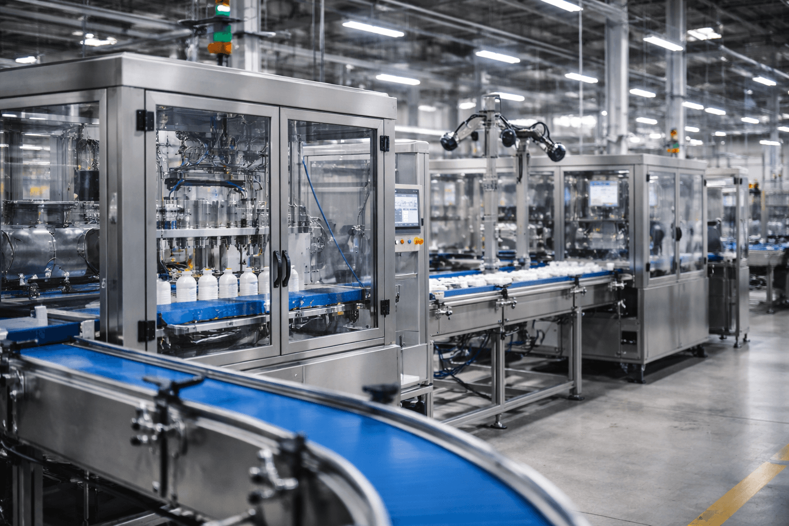 Maquinaria industrial y líneas de producción