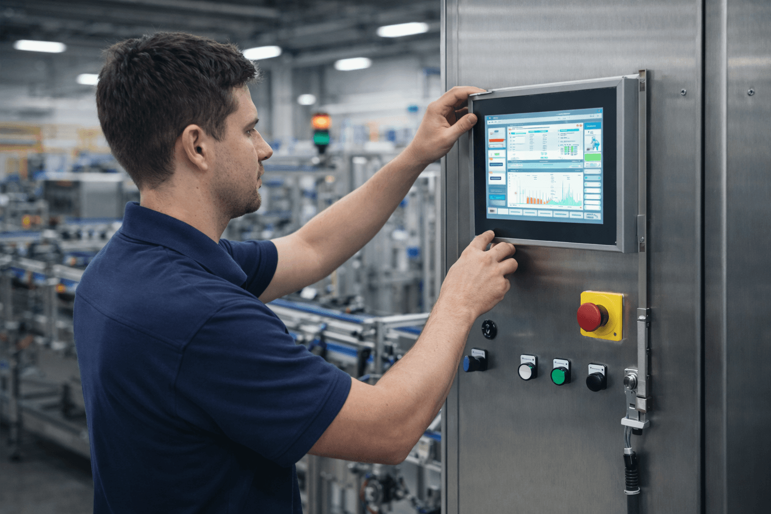 Integración de automatización con tablero o PLC
