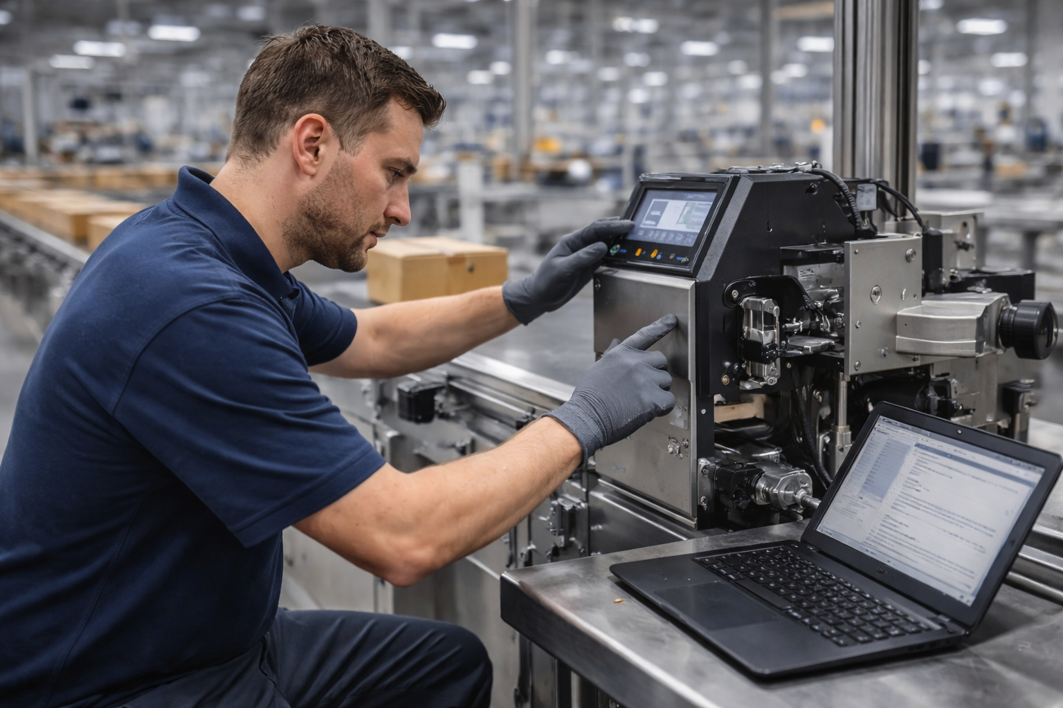 Soporte técnico y mantenimiento de sistemas de codificación industrial