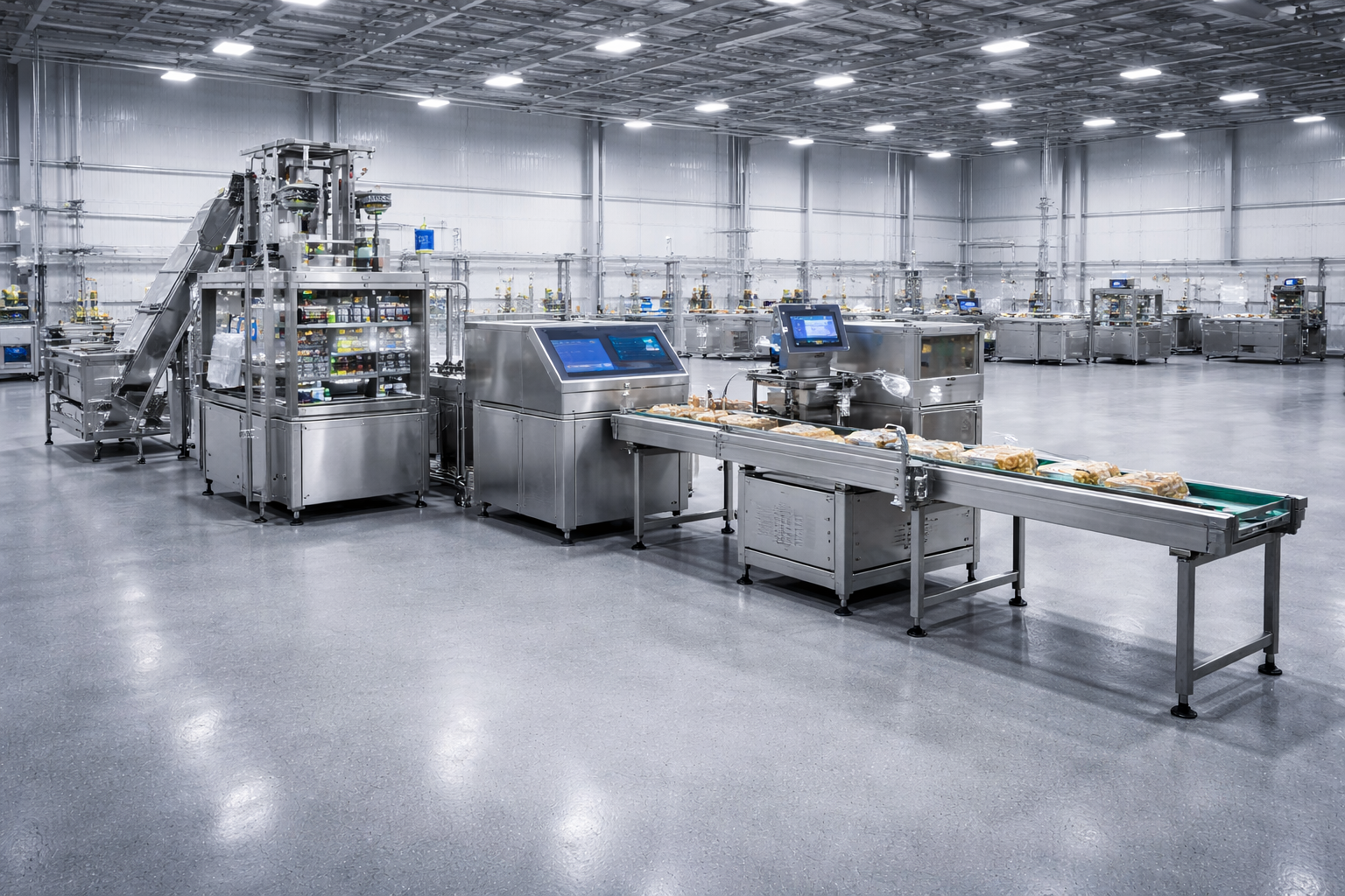 Línea modular de empaque y producción