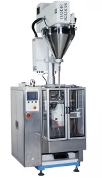 Máquina vertical de empaque para granulares y polvos